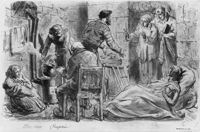 Album of the Siege of Paris, a Cellar by Gustave Dore